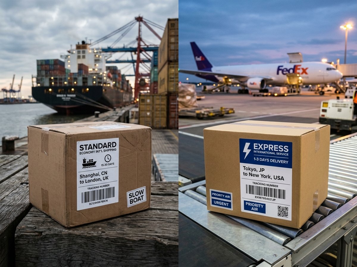 Economy vs Express International Shipping