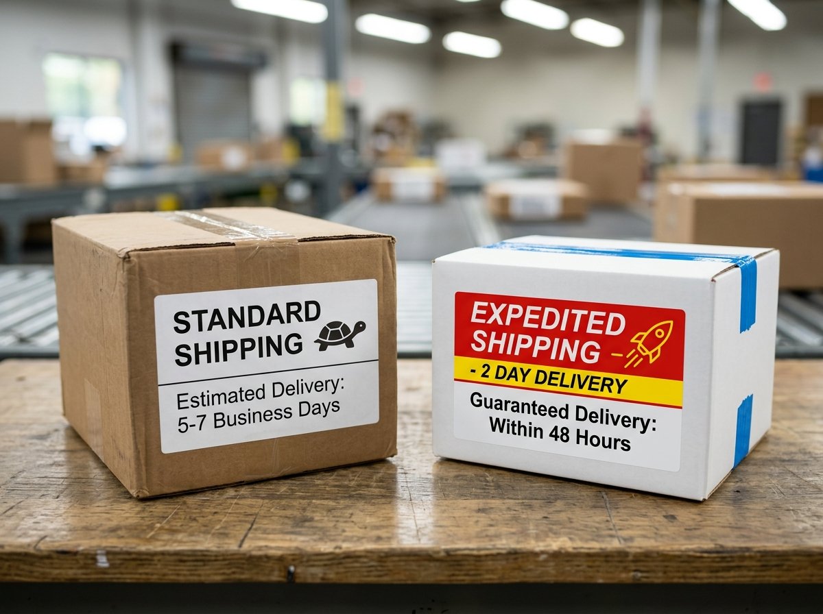 Standard vs Expedited Shipping