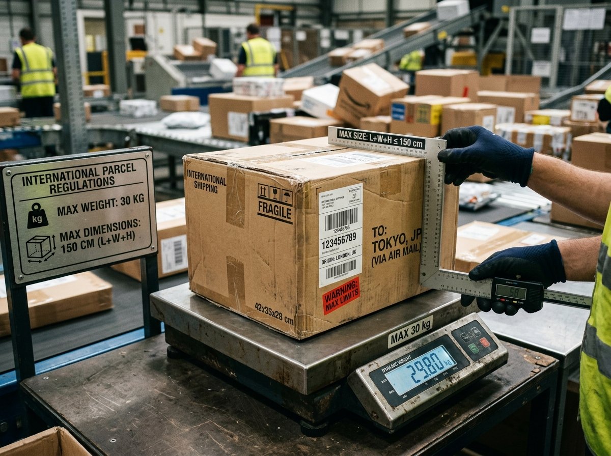 Weight and Size Limits for International Parcels